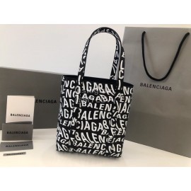 Balenciaga Small Graffiti Shopping Handbag