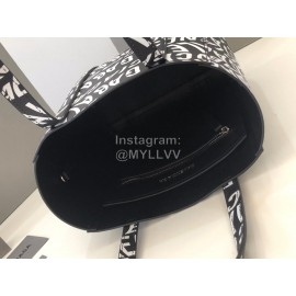 Balenciaga Small Graffiti Shopping Handbag