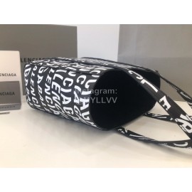 Balenciaga Small Graffiti Shopping Handbag