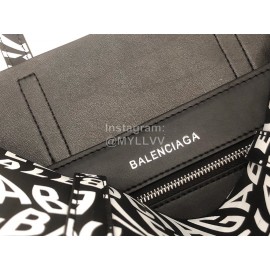 Balenciaga Small Graffiti Shopping Handbag