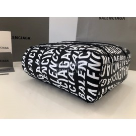 Balenciaga Small Graffiti Shopping Handbag