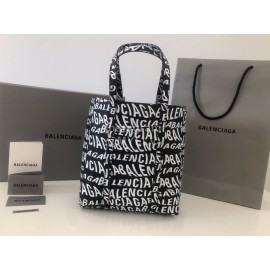Balenciaga Large Graffiti Shopping Handbag