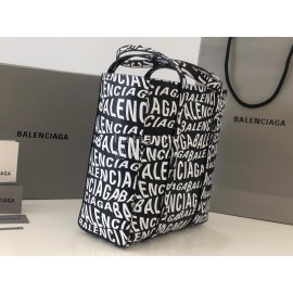 Balenciaga Large Graffiti Shopping Handbag