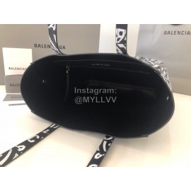 Balenciaga Large Graffiti Shopping Handbag