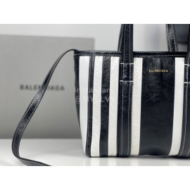 Balenciaga Striped Leather Messenger Bag Handbag
