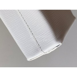 Balenciaga Fashion Graffiti Cowhide Shopping Handbag White