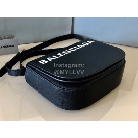 Balenciaga Black Cowhide Crossbody Flap Bag