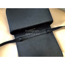 Balenciaga Black Cowhide Crossbody Flap Bag