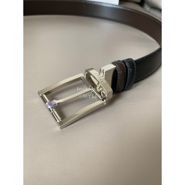 Bally Astori Calf Leather Pin Buckle 34mm Belt 
