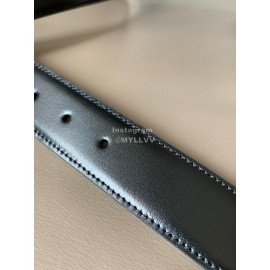 Bally Astori Calf Leather Pin Buckle 34mm Belt 