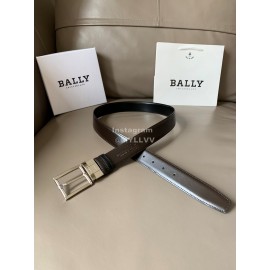 Bally Astori Calf Leather Pin Buckle 34mm Belt 