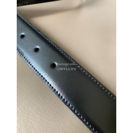 Bally Astori Calf Leather Gold Pin Buckle 34mm Belt 