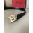 Bally Calf Leather Gold Metal B-Shaped Buckle 34mm Belt Black