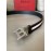 Bally Calf Leather Stripe Silver B Buckle 34mm Belt Black