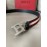 Bally Calf Leather Stripe Silver B Buckle 34mm Belt Red