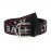 Bally Canvas Jacquard Metal Silver Pin Buckle 40mm Belt Red