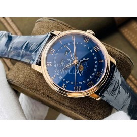 Blancpain Tws Factory Villeret Lunar Phase Display Watch Blue
