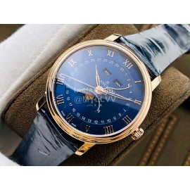 Blancpain Tws Factory Villeret Lunar Phase Display Watch Blue