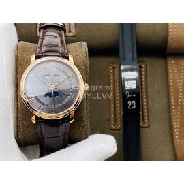 Blancpain Tws Factory Villeret Lunar Phase Display Watch Gray