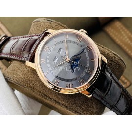 Blancpain Tws Factory Villeret Lunar Phase Display Watch Gray