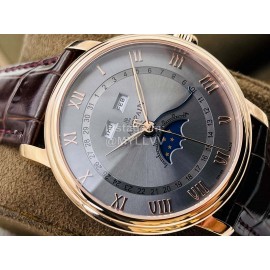 Blancpain Tws Factory Villeret Lunar Phase Display Watch Gray