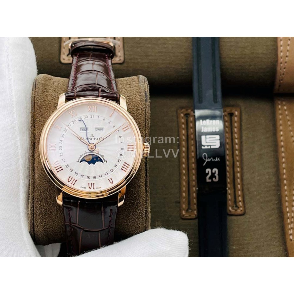 Blancpain Tws Factory Classic Villeret Lunar Phase Display Watch