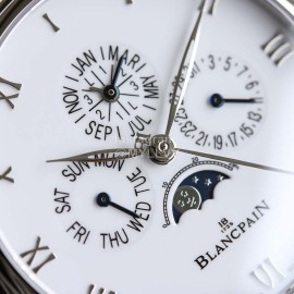 Blancpain White Dial Life Waterproof Mechanical Watch