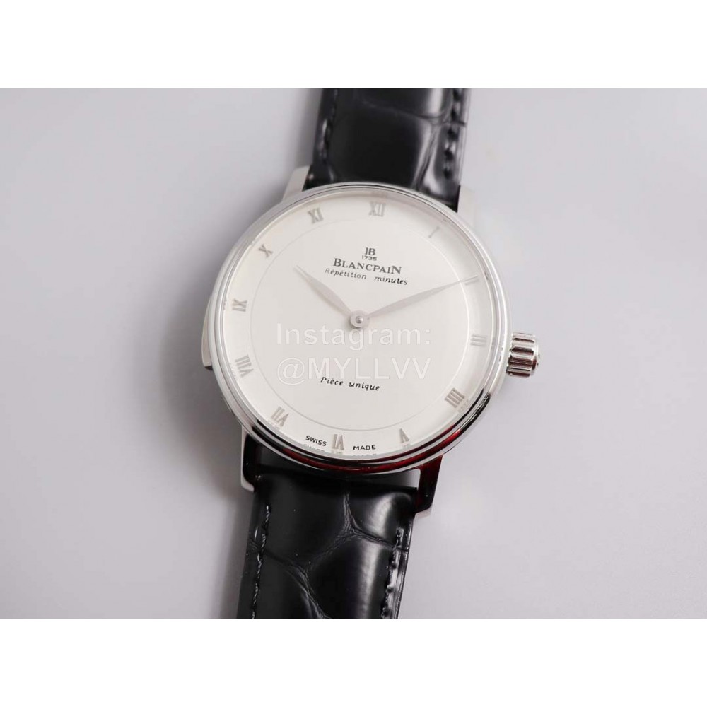 Blancpain 40mm Diameter Dial Watch For Men Black