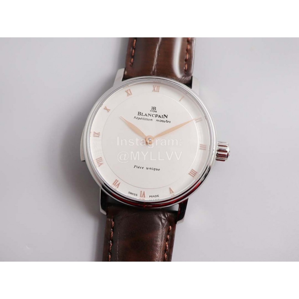 Blancpain 40mm Diameter Dial Watch For Men Brown