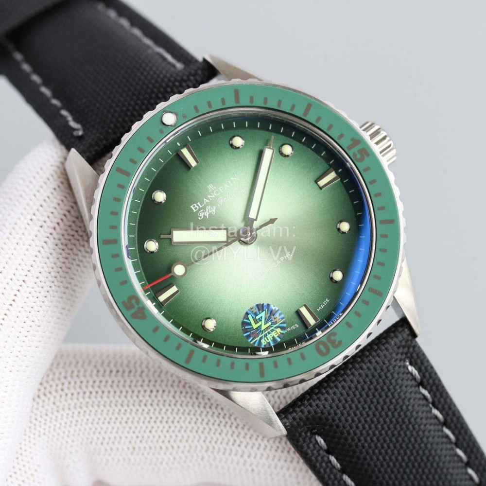 Blancpain Bathyscaphe Waterproof Watch Green