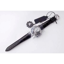 Breguet Tradition Series Cowhide Strap Watch Gray