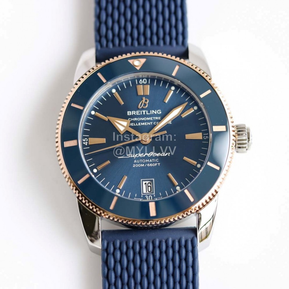 Breitling 42mm Dial Watch For Men Navy