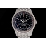 Breitling 316l Refined Steel 41mm Dial Watch Black