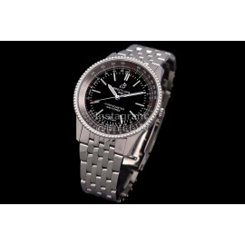 Breitling 316l Refined Steel 41mm Dial Watch Black
