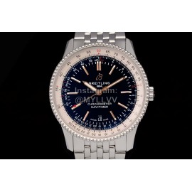 Breitling 316l Refined Steel 41mm Dial Watch