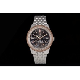 Breitling 316l Refined Steel 41mm Dial Watch Gray