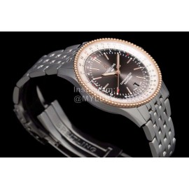 Breitling 316l Refined Steel 41mm Dial Watch Gray