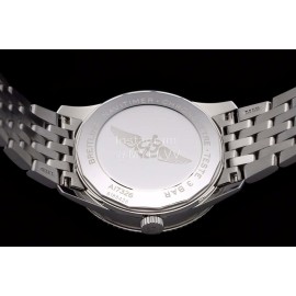 Breitling 316l Refined Steel 41mm Dial Watch White