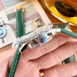 Breitling 316l Refined Steel Luminous Watch Green