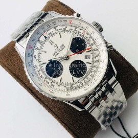 Breitling Gb Factory Fashion 43mm Dial Luminous Watch White