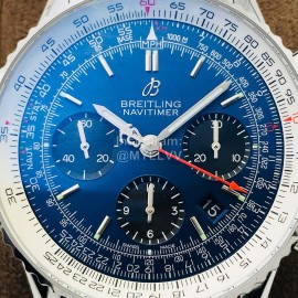 Breitling Gb Factory Fashion 43mm Dial Luminous Watch Blue
