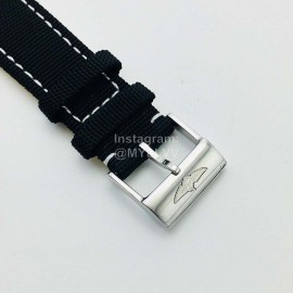 Breitling Gb Factory Nylon Strap 45mm Dial Watch Orange