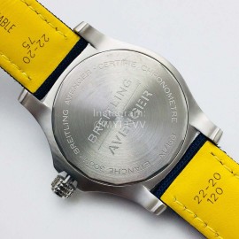 Breitling Gb Factory Nylon Strap 45mm Dial Watch Navy