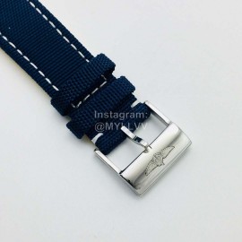 Breitling Gb Factory Nylon Strap 45mm Dial Watch Navy
