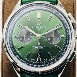 Breitling Gb Factory Premier B01 Chronograph 42mm Dial Watch Green