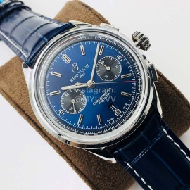 Breitling Gb Factory Premier B01 Chronograph 42mm Dial Watch Navy