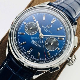 Breitling Gb Factory Premier B01 Chronograph 42mm Dial Watch Navy