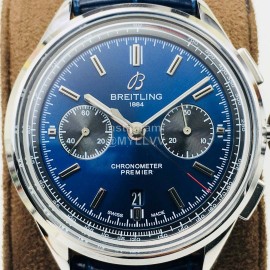 Breitling Gb Factory Premier B01 Chronograph 42mm Dial Watch Navy