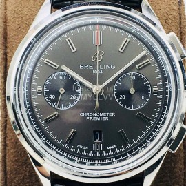 Breitling Gb Factory Premier B01 Chronograph 42mm Dial Watch Gray