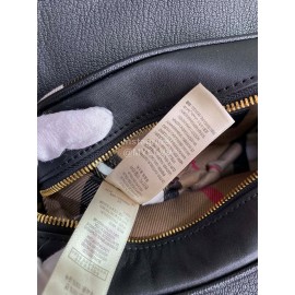 Burberry New Grain Leather Small Messenger Bag Black